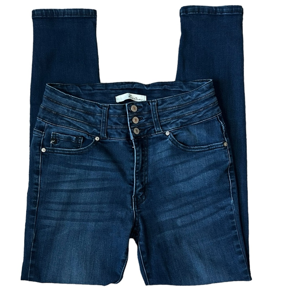 KanCan Bootlegger Daniel High Waisted Dark Wash Jeans #KC7108D - Picture 2 of 11